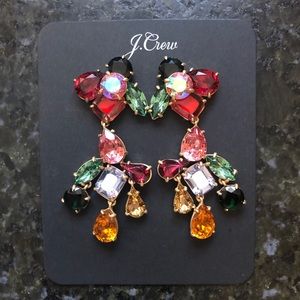 NEW✨J.Crew dazzle rhinestone statement earrings!